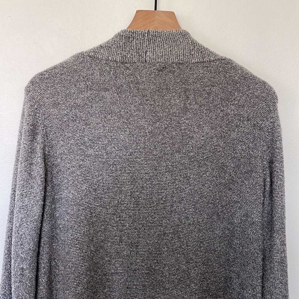 Barefoot Dreams | Bamboo Chic Lite Grey Open Front Longline Lounge Cardigan S/M - Picture 7 of 8